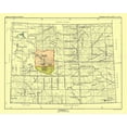 thumbnail image 2 of Hoen 18x15 White Modern Wood Framed Museum Art Print Titled - Wyoming - Hoen 1896, 2 of 4