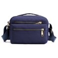 thumbnail image 1 of Sac à Main Multifonction à Compartiments Multiples, Sac Bandoulière avec Fermeture Éclair, Sac d'Épaule Imperméable, Sac de Jour de Voyage pour Femmes, 1 of 5
