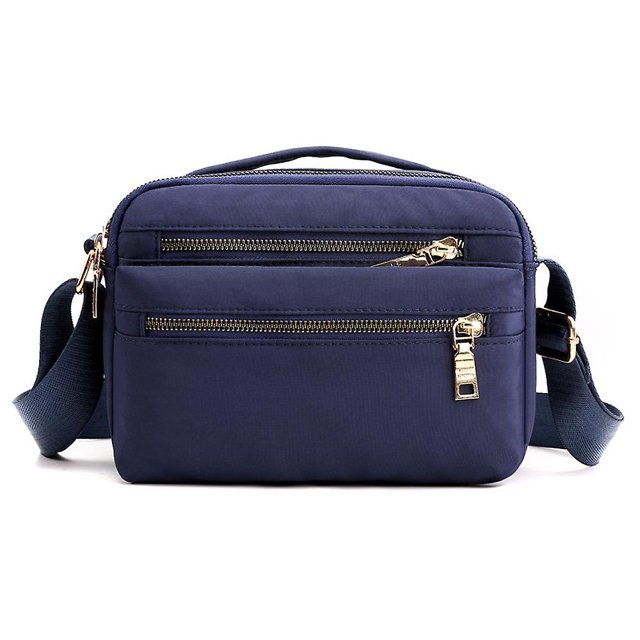Sac à Main Multifonction à Compartiments Multiples, Sac Bandoulière avec Fermeture Éclair, Sac d'Épaule Imperméable, Sac de Jour de Voyage pour Femmes