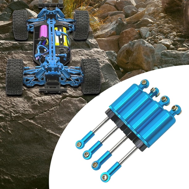 Amortiguador RC Hugo 78mm Metal Escala Q130B 16201 Azul