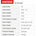 thumbnail image 5 of Ziggo AN1200 Anchor Bath Chair - Extra Small, 5 of 9