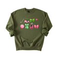 thumbnail image 7 of Girly Golf Graphics Sweatshirt for Women Preppy Golfing Sweater Army Green Sweatshirt Adult X-Large, 7 of 7
