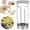 7.87x3.14in, variant on WUXIAB 12-Cavity Square Non-Stick Baking Pan,Stainless Steel Bread Cake Baking Tool,Versatile Pudding Pan,Square Baking Tray,Non-Stick Home Baking Tool,Multi-Use Bread Cake Pan 2Pack