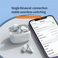 thumbnail image 3 of BlueTooth V5.4 Earbuds Compatible with Apple iPhone 14 Pro Advanced ANC Noise Cancellation, IPX8, 48Hr Use, Charging Digitial Display Charging Case 100Day Standby, 3 of 9
