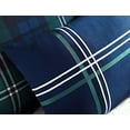 thumbnail image 2 of Mizone Brody 4 Piece Printed Microfiber Comforter Set, Full/Queen, Blue, 2 of 4