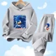 thumbnail image 3 of Ropa de bebé, ropa de abrigo para niño de 2 a 12 años, conjunto de sudadera con capucha, sudadera Sonic 2024 de primavera para niños, ropa para niña, madre e hijo, 3 of 5
