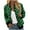 Army Green, variant on Womens Coats And Jackets Womens Jackets Trendy Women's Casual Temperament Fashion Stand Collar With Pocket Zipper Jacket Printed Long Sleeve Casual Jacket