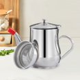 thumbnail image 1 of Olla de aceite, colador de aceite, jarra de almacenamiento de cocina, dispensador de grasa multiusos, jarra para el hogar, almacenamiento de grasa, 24 onzas, 1 of 8