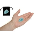 thumbnail image 2 of MODANU 3.5 Ounce Aquamarine Raw Crystals, 1.25-2.0" Healing Crystals Natural Rough Stones Crystal for Tumbling, Fountain Rocks, Decoration, Polishing, Wire Wrapping, Wicca & Reiki, 2 of 7
