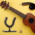 thumbnail image 5 of Soporte de gancho para colgar guitarra, soporte de exhibición de bajo para ukelele montado en la pared, 5 of 5