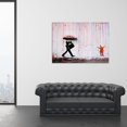 thumbnail image 2 of Cuadro Banksy Lluvia Colores En Canvas Street Art Graffiti, 2 of 4