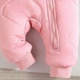 thumbnail image 6 of 3-6 Months Infant Baby Boys Girls Winter Romper Hooded Snowsuits Fleece Lined Jumpsuit Warm Outfits Winter Outwear Infant Winter Clothes, 6 of 6