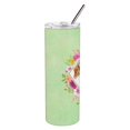 thumbnail image 2 of Carolines Treasures CK4270TBL20 Afghan Hound Green Flowers Stainless Steel 20 oz Skinny Tumbler 20 oz multicolor, 2 of 4