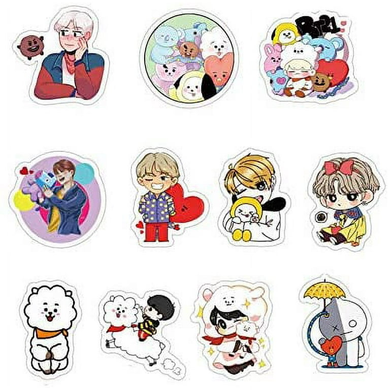 50 PCS BTS Kpop Stickers - Vinyl Waterproof For Togo