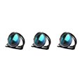 thumbnail image 2 of Anillo vintage Qarigey piedra lunar unisex negro 8, 2 of 6