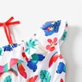 thumbnail image 6 of Disney Stitch Girls Dresses Graphic Floral Ruffled One Shoulder Outfits for Summer, Sizes 2-6, 6 of 8