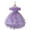 Light Purple, variant on Girls Elegant Flower Girl Dress Puffy Tulle Princess Gown with 3D Floral Appliques Halloween Christmas Costumes