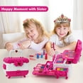 thumbnail image 4 of Sendida Toys for Kids Washable Makeup Kit Princess Toys Makeup Gift Set for Girls Age 3-12 (Rose), 4 of 8