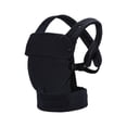 thumbnail image 1 of Saco de dormir suave negro para bebés, de 3,2 a 20 kg, envoltura ajustable y acogedora con soporte lumbar para recién nacidos y niños pequeños, 1 of 6