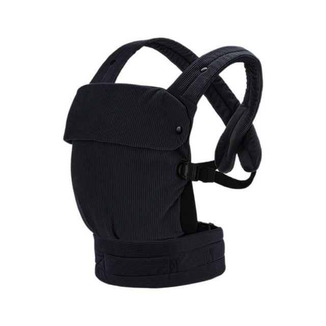Saco de dormir suave negro para bebés, de 3,2 a 20 kg, envoltura ajustable y acogedora con soporte lumbar para recién nacidos y niños pequeños