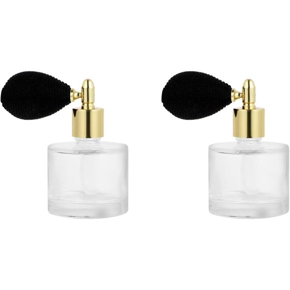 HUGFEGWE 2pcs air bag perfume bottle empty makeup bottle Vintage Perfume Bottle fragrance Clear Perfume Bottle perfume spray bottle perfume bottles pump travel old fashioned CJ25311-7533