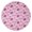 Pink Breast Cancer-1, variant on Pink Breast Cancer Awareness Pattern Round Blanket,Comfortable Soft Flannel Throw Blanket,All Season,Warm Lightweight Blankets for Sofa Bed Couch Living Room Chair 47"x47"