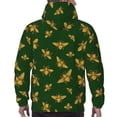 thumbnail image 7 of Lsque Hohey Bee Pattern Casual Men's Hoodie,Hooded Sweatshirt with Kangaroo Pocket,Pullover Hoodie-3X-Large, 7 of 7