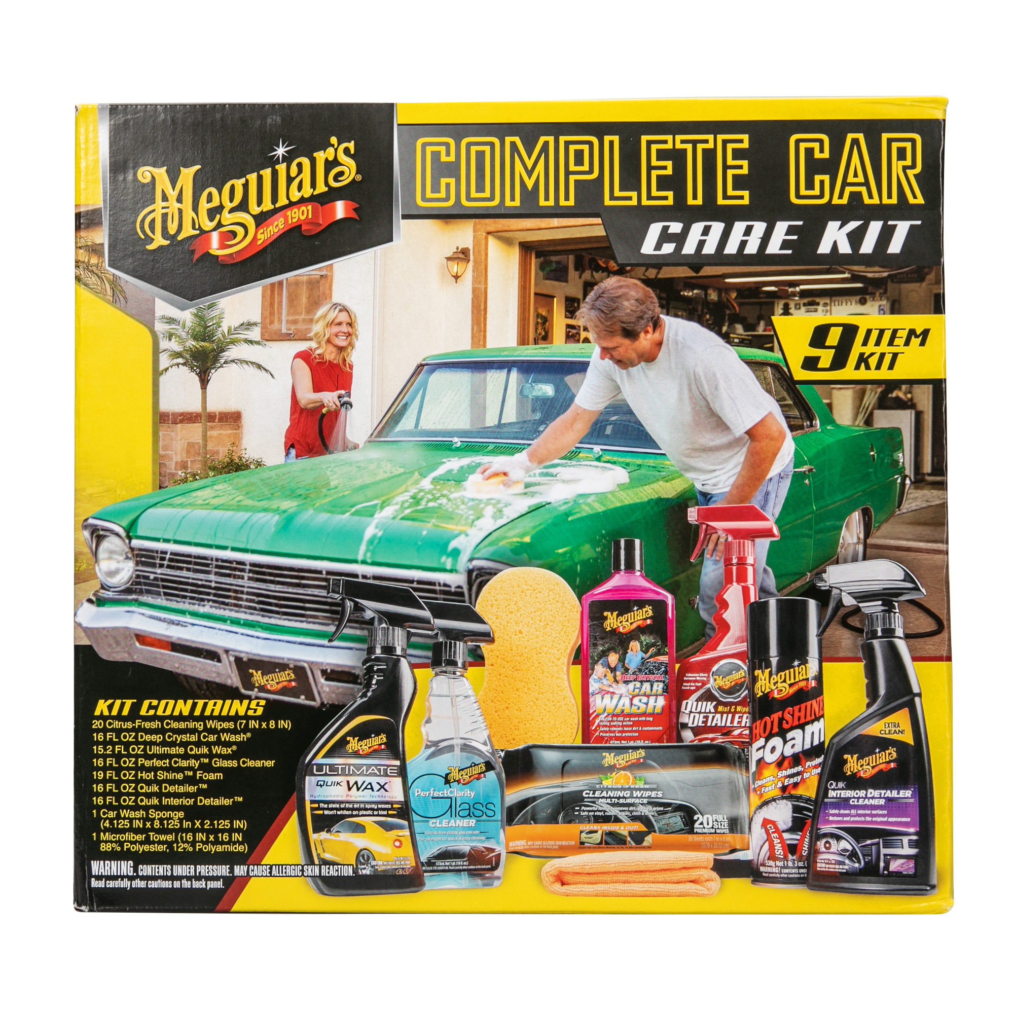 Meguiar�s Complete Car Care Kit 9 Piece for inside and out