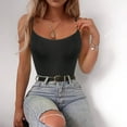 thumbnail image 6 of SHAPEVIVA Tank Top with Built in Bra for Women Basic Spaghetti Straps Camisole with Shelf Bra, 6 of 6