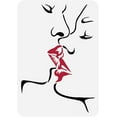 thumbnail image 2 of 1Pc Couple Kissing Painitng Stencil Drawing Painting Templates for Valentine's Day Decor 8.3x11.7 inch, 2 of 9