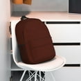 thumbnail image 3 of Lukts Brown Pattern 15 Inch Student Backpack, Waterproof Laptop Backpack with Adjustable Shoulder Straps, Lightweight Travel, Campus Backpack, Unisex, 3 of 6