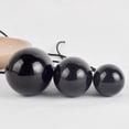 thumbnail image 4 of Huevo de obsidiana Yoni negro, piedra de cristal de masaje de Jade Natural para ejercicio de Kegel, masaje muscular Vaginal, bolas Ben Wa, bola de masaje, 4 of 5