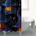 thumbnail image 4 of Happy Halloween Shower Curtains,Washable Ghost Boo Show Curtain with Hooks Classic 72x72 in Polyester Bathroom Curtains for Halloween Thansgiving Christmas Hotel Dorm, 4 of 6