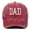 Wine, variant on Baseball Caps 2025 Daddy Established 2025 Hats For Men Aesthetic Washed Distressed Baseball Cap Dad Embroidered Cotton Cap