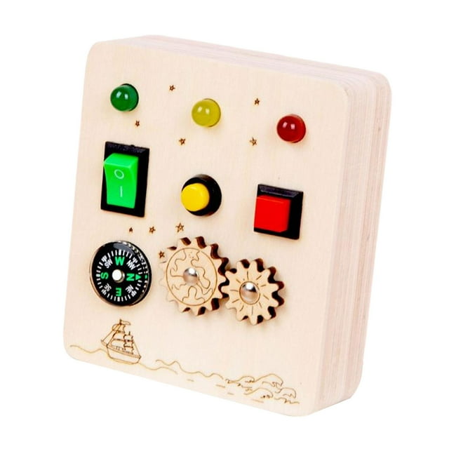 Busy Board, Electronic Developing Teaching Aids ,LED Switch Board Activities ,Montessori Busy Board for Gift ,Teaching, Early Education gear