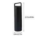 thumbnail image 3 of Calentador de agua eléctrico de acero inoxidable, tetera de viaje con aislamiento de 600 ml, para deportes al aire libre, duradera, de boca ancha y gran capacidad., 3 of 5