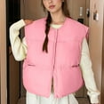 thumbnail image 2 of Lovzfmll Veste Décontractée pour Femme, Style à Capuche à Manches Longues Coloré Rose, TG, 2 of 9