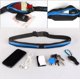 thumbnail image 2 of Running Belt Riñonera deportiva, cinturón elástico para correr, cinturón para correr, riñonera para teléfono para hombres/mujeres para gimnasio, trotar, escalar, viajar azul, 2 of 5
