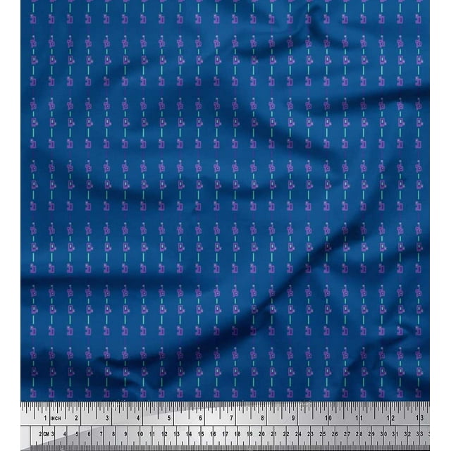 Soimoi Cotton Poplin Fabric Abstract Shirting Printed Craft Fabric by The Yard 56 Inch Wide