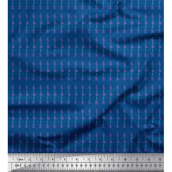 Soimoi Cotton Poplin Fabric Abstract Shirting Print Sewing Fabric Yard 42 Inch Wide