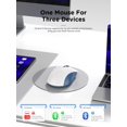 thumbnail image 2 of Ratón inalámbrico Bluetooth RAPIQUE R-09 Dual Bluetooth y USB, 2 of 7