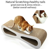 Hommoo Cat Scratcher Toy,Premium Cat Scratcher Post, Furniture Play Rest,Wood Color