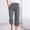 A_ Dark Gray, variant on Olyvenn Capri Pants for Women Dressy Casual 2025 Cotton Linen Summer Straight Wide Leg Drawstring Elastic Waist Cropped Trouser Beige S