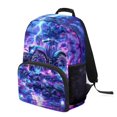 thumbnail image 2 of Uorisanigo Purple Truck Galaxy Kids Children School Backpack 17 inch, Durable Lightweight Daypack, Large Capacity Travel Rucksack for Kindergarten, Elementary and Sports, 2 of 7