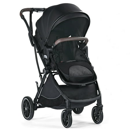 AILEEKISS Baby Stroller, 3 in 1 Stroller for Newborn, Folding Infant Pushchair, 22LB, Black
