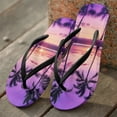 thumbnail image 3 of POLERO Women's Comfortable Flip Flops Hawaiian Palm Tree Lightweight Summer Sandals with Non-Slip Sole, 3 of 7