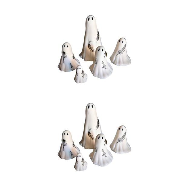 Yuarrent Conjunto de esculturas de decoración del hogar de Halloween - Regalo para fiestas temáticas Conjunto de esculturas de miedo Type1 NO1
