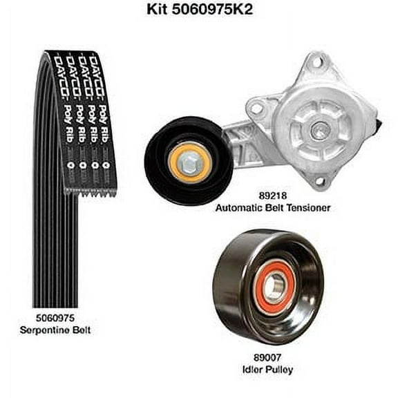 Dayco 5060975K2 - Serpentine Belt Drive Component Kit Fits select: 1996-1999 FORD CROWN VICTORIA, 1995-1999 LINCOLN TOWN CAR