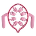 thumbnail image 2 of Rodillo de 8 ruedas, herramienta de masaje de fascia, masaje de tejido profundo de 360 degree, masaje anticelulítico Rosa, 2 of 9