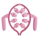 thumbnail image 2 of Rodillo de piernas de 8 ruedas, masajeador anticelulítico, rodillo muscular portátil para la fascia, manual Rosa, 2 of 9
